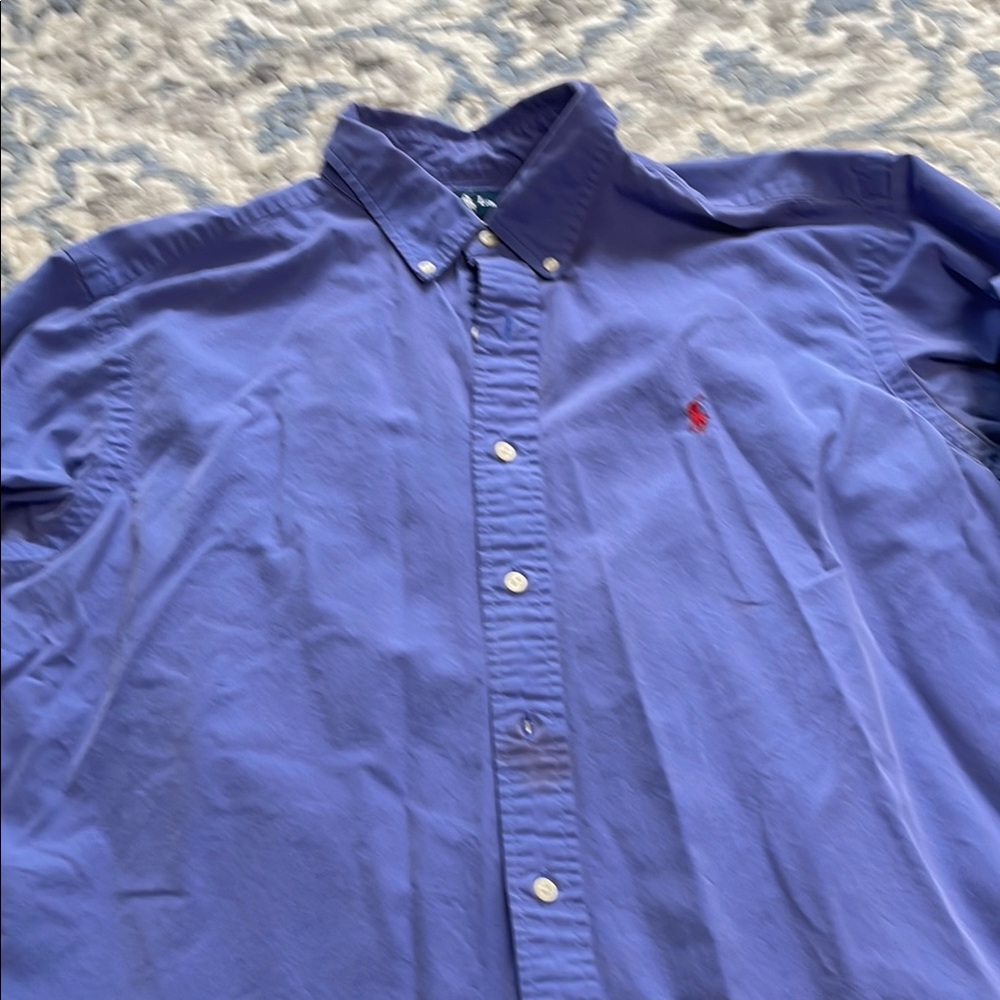 Ralph Lauren Purple Casual Button Down Shirt
